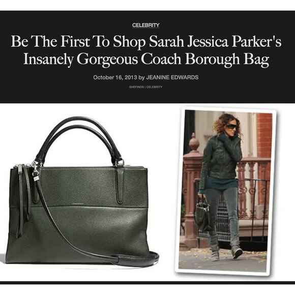 Coach Borough Green Leather Satchel 2013 - Picture 1 of 7